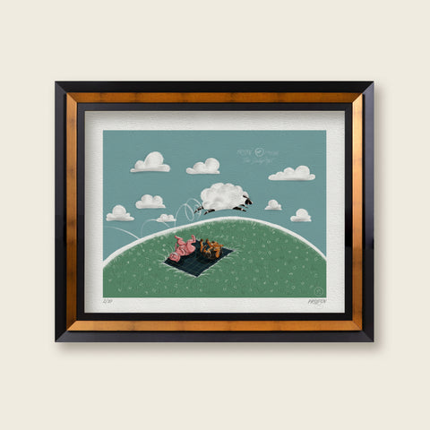 The Daily Piglet - Lamb in the sky