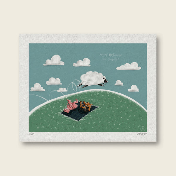 The Daily Piglet - Lamb in the sky