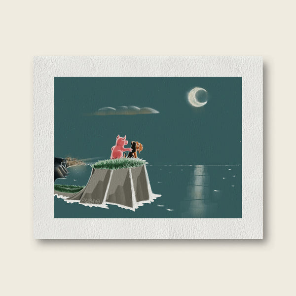 The Daily Piglet - Summer Moonlight
