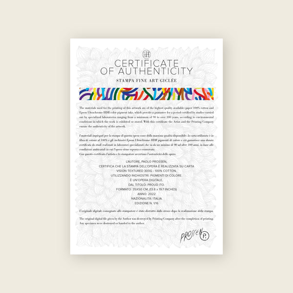 Proud Ito, Art Print