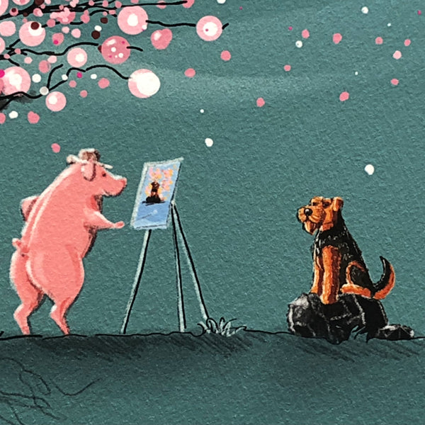 The Daily Piglet - Under The Cherry Tree
