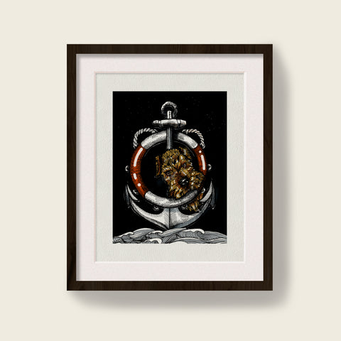 Ito Ahoy! Art print
